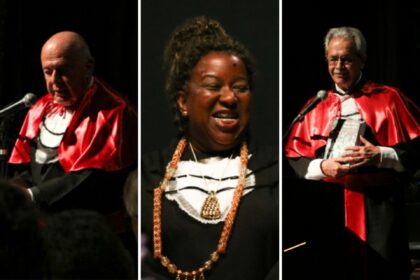 Angelo Oswaldo, Macaé Evaristo e Nilmário Miranda recebem título de Doutor Honoris Causa da UFOP