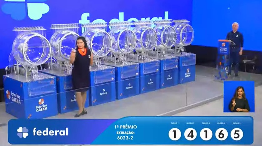 Resultado da Loteria Federal 6023 de hoje, quarta-feira (03/12/25)