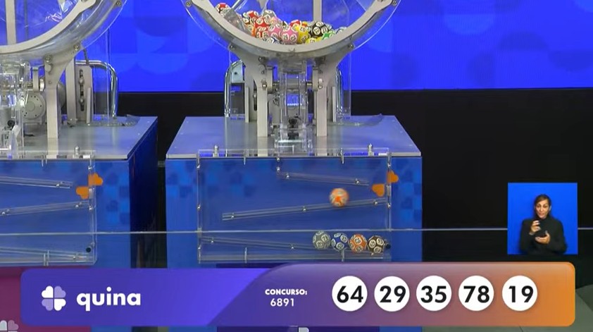 R$ 2,3 milhões hoje: Resultado da Quina 6891 de segunda-feira (01/12/25)