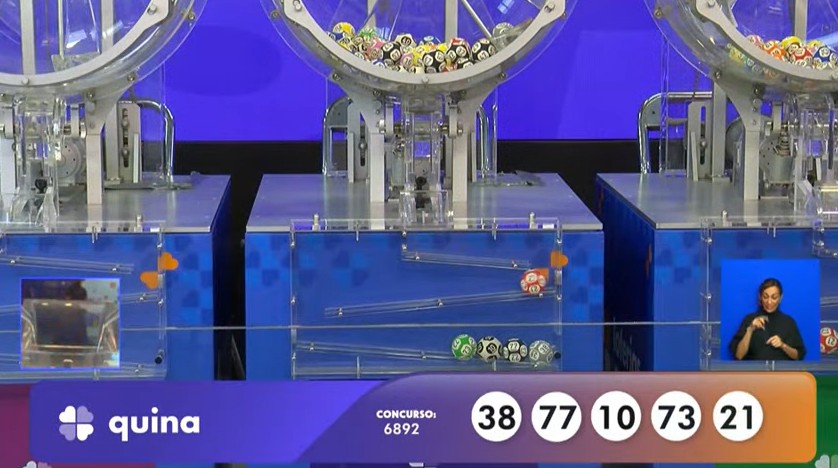 R$ 3,1 milhões hoje: Resultado da Quina 6892 de terça-feira (02/12/25)