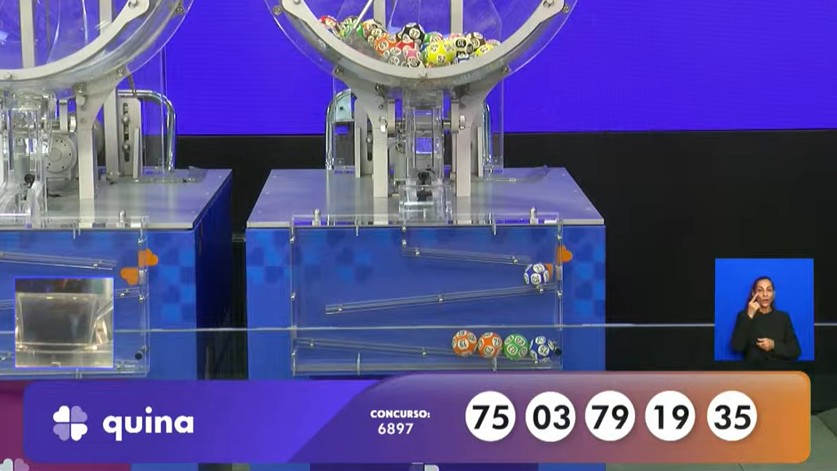 Aposta leva sozinha R$ 7,2 milhões: Veja o Resultado da Quina 6897 de segunda-feira (08/12/25)