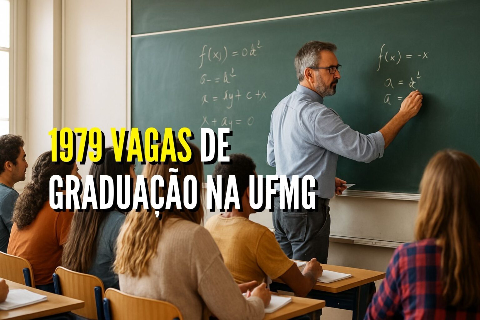 UFMG abre 1.979 vagas remanescentes em cursos de graduação UFMG abre 1.979 vagas remanescentes em cursos de graduação