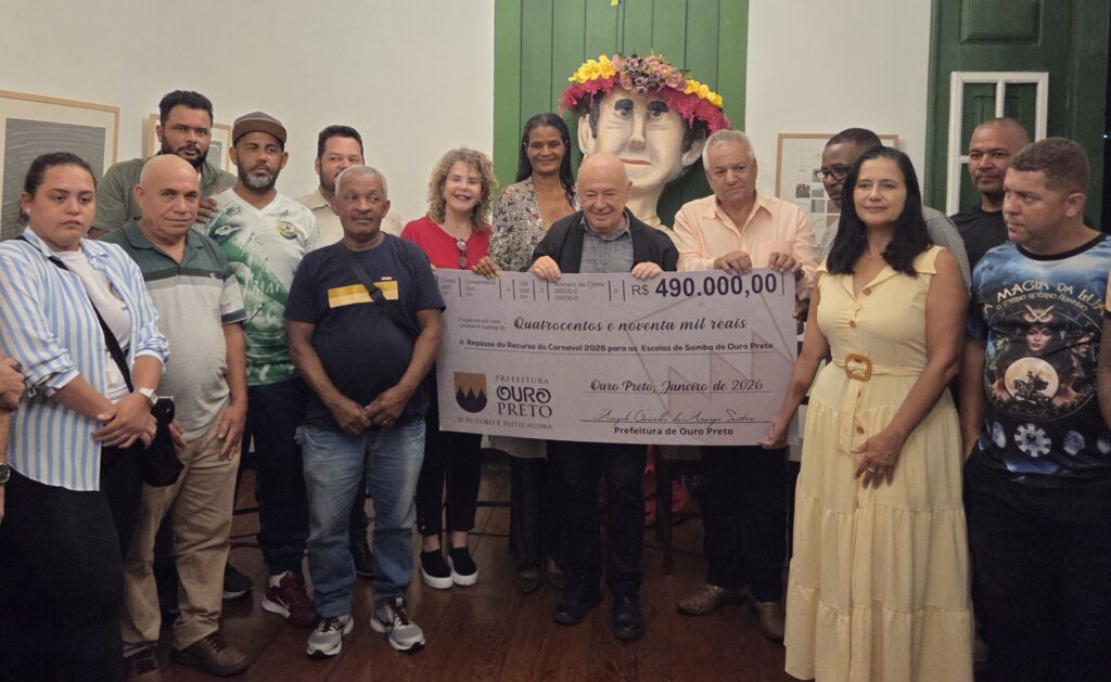 Prefeitura de Ouro Preto garante repasse às escolas de samba e reforça investimentos no Carnaval 2026 Prefeitura de Ouro Preto garante repasse às escolas de samba e reforça investimentos no Carnaval 2026