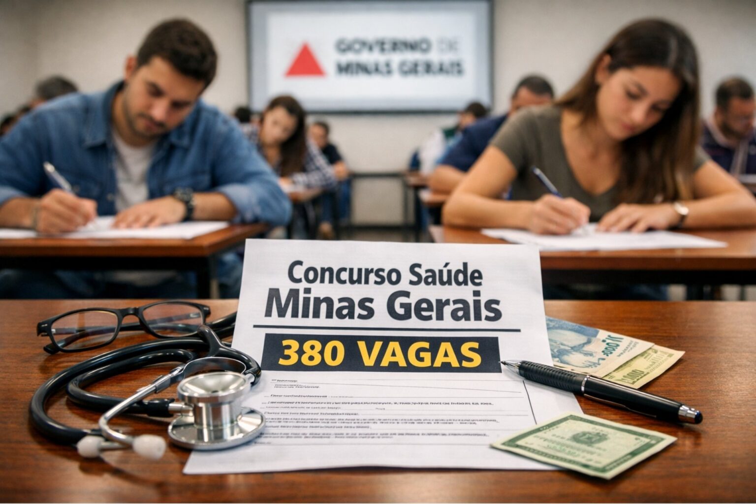 Concurso da Saúde em Minas abre 380 vagas e retoma contratações após 12 anos sem edital Concurso da Saúde em Minas abre 380 vagas e retoma contratações após 12 anos sem edital