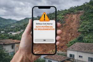 Itabirito: Defesa Civil emite alerta de risco geológico e aponta alto potencial de deslizamentos em Itabirito