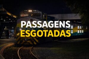 Trem noturno da Vale tem 20 mil passagens vendidas e janeiro já está esgotado Trem noturno da Vale tem 20 mil passagens vendidas e janeiro já está esgotado