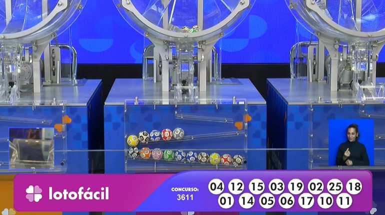 Loterias: Resultado da Lotofácil 3611 de hoje, quarta-feira (11/02/26)