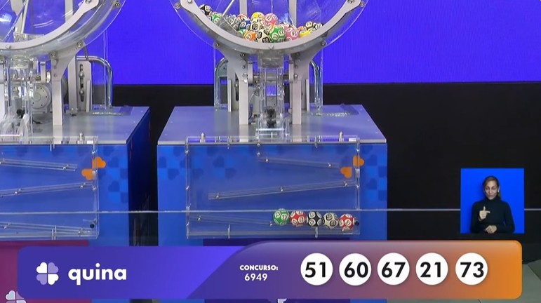 Resultado da Quina 6949 de segunda-feira (09/02/26); prêmio é de R$ 14 milhões