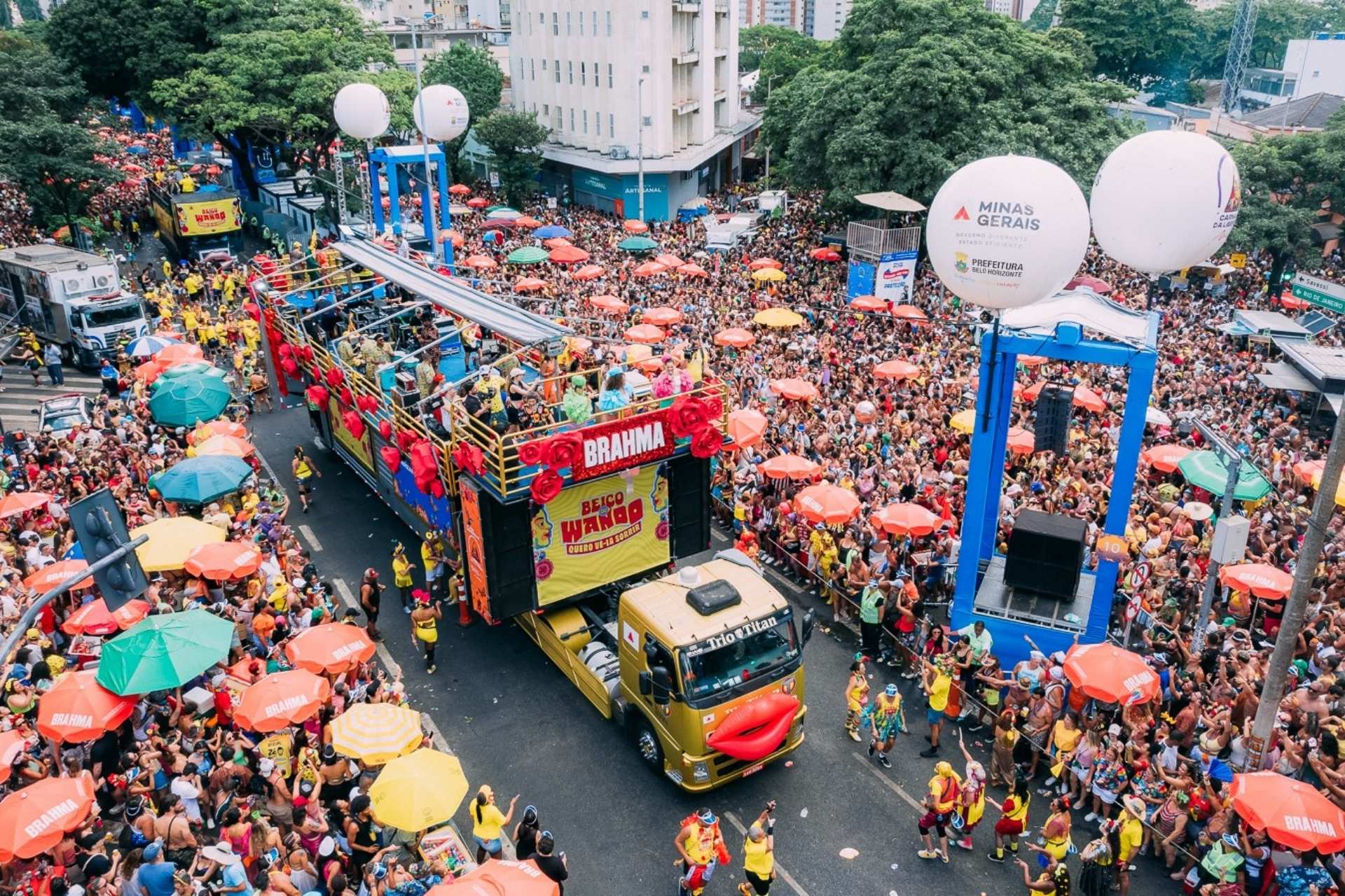 Bloco Beiço do Wando promove cortejo oficial neste domingo no carnaval de Belo Horizonte