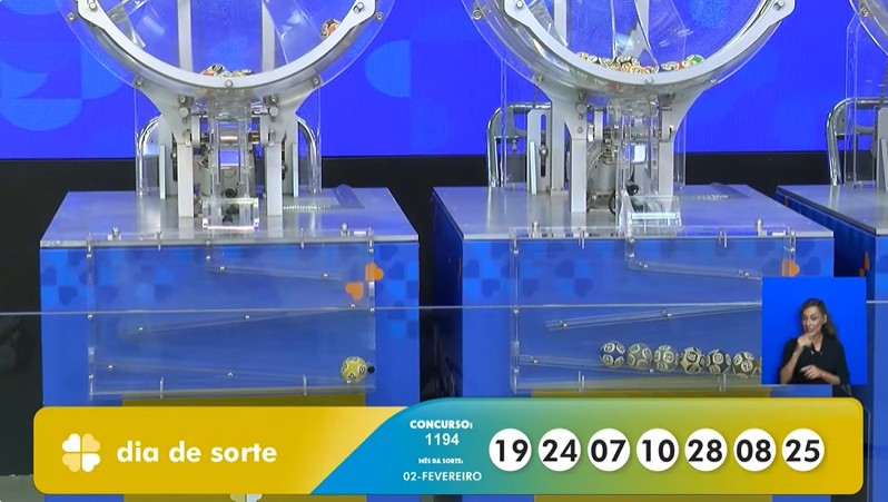 Números do sorteio da Dia de Sorte 1194