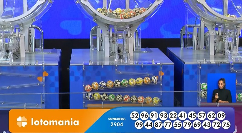 Os 20 números do sorteio da Lotomania 2904