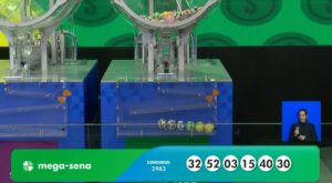 Resultado da Mega-Sena 2983 de quinta-feira (12/03/26); prêmio acumula e vai a R$ 75 mi Resultado da Mega-Sena 2983 de quinta-feira (12/03/26); prêmio acumula e vai a R$ 75 mi