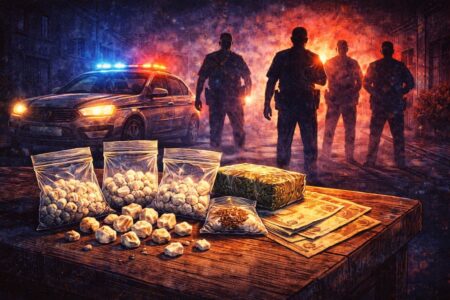 PM prende suspeito de tráfico com 67 pedras de crack e maconha PM prende suspeito de tráfico com 67 pedras de crack e maconha
