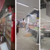 Temporal provoca danos em unidade de supermercado em Ouro Branco (MG)