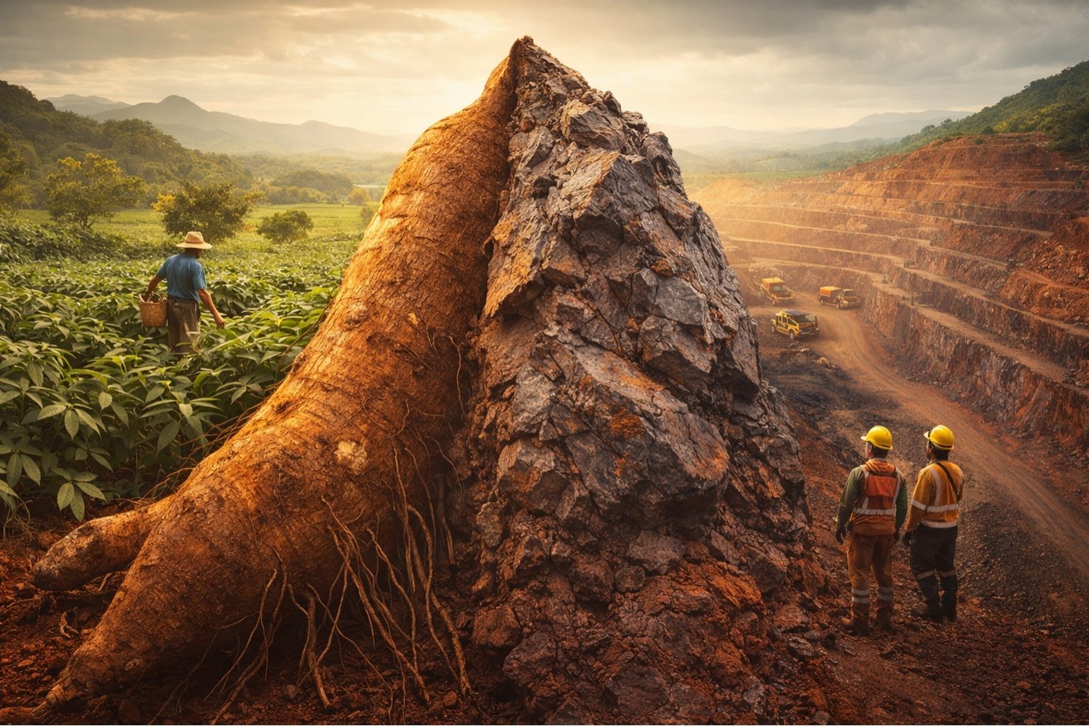 Como a mandioca pode influenciar a mineração em Minas e criar uma nova economia
