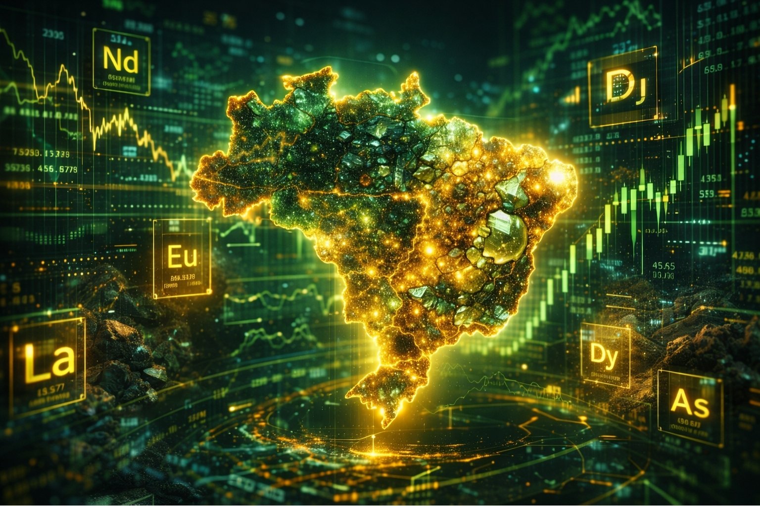 Terras raras colocam Brasil no centro da nova economia mundial