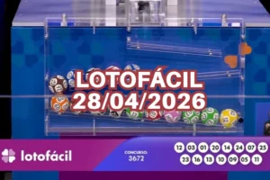 Resultado da Lotofácil 3672 de hoje, terça-feira (28/04/2026) Resultado da Lotofácil 3672 de hoje, terça-feira (28/04/2026)