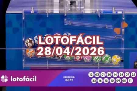 Resultado da Lotofácil 3672 de hoje, terça-feira (28/04/2026)