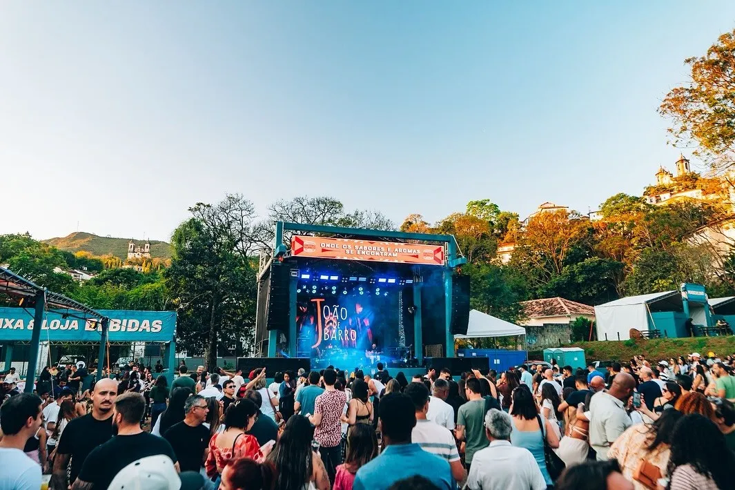 Festival Gastronômico de Ouro Preto divulga programação musical com shows entre 30 de abril e 3 de maio