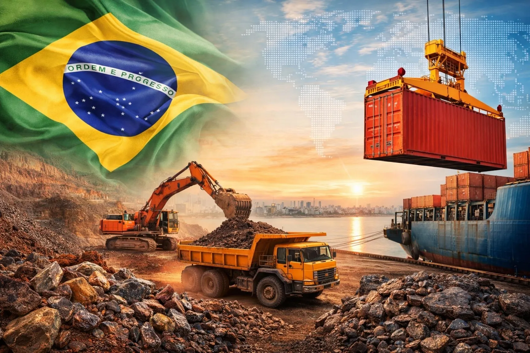 Brasil retoma exportação de terras raras após sete anos