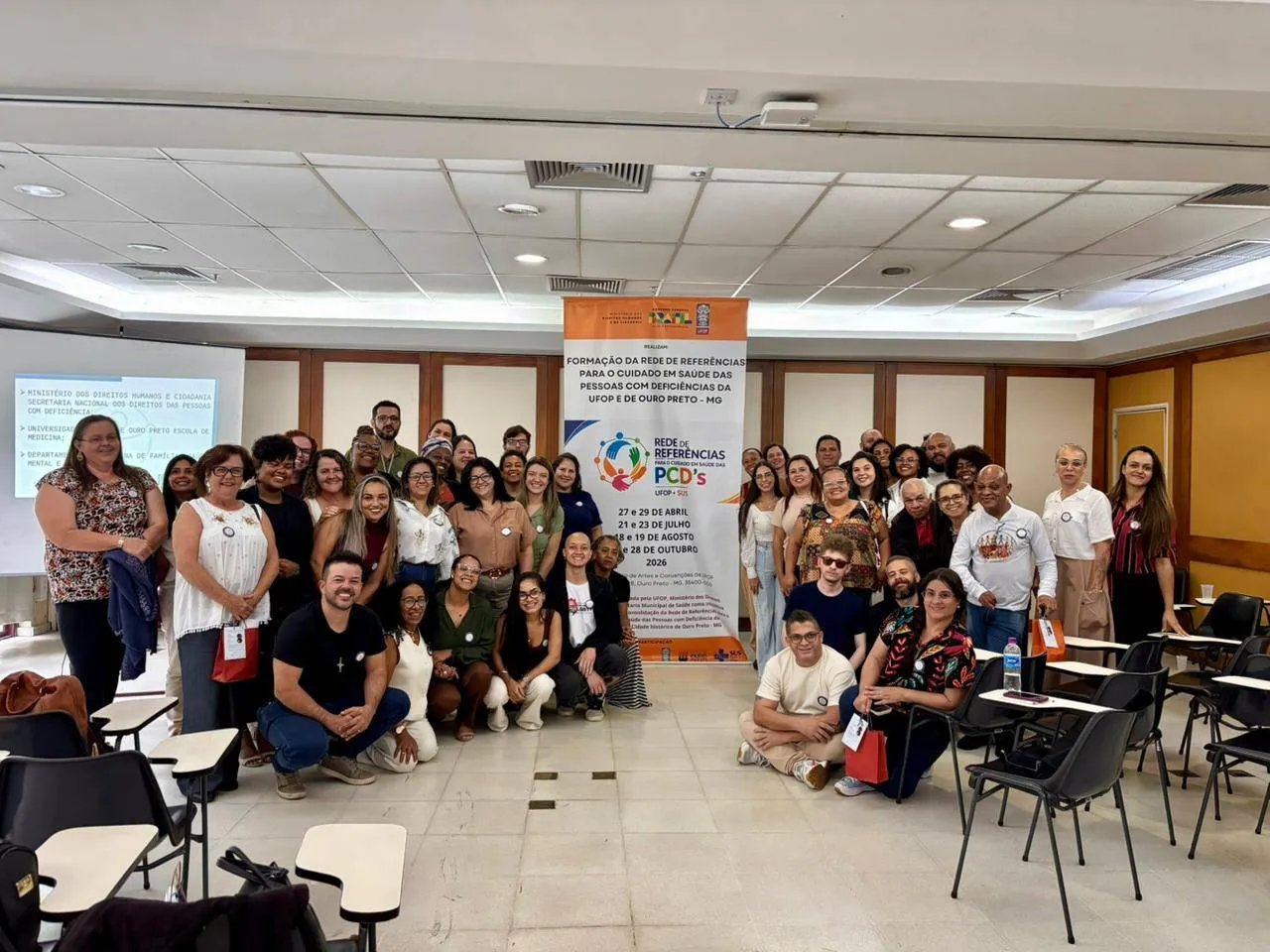 Formação busca fortalecer rede de atendimento a pessoas com deficiência em Ouro Preto