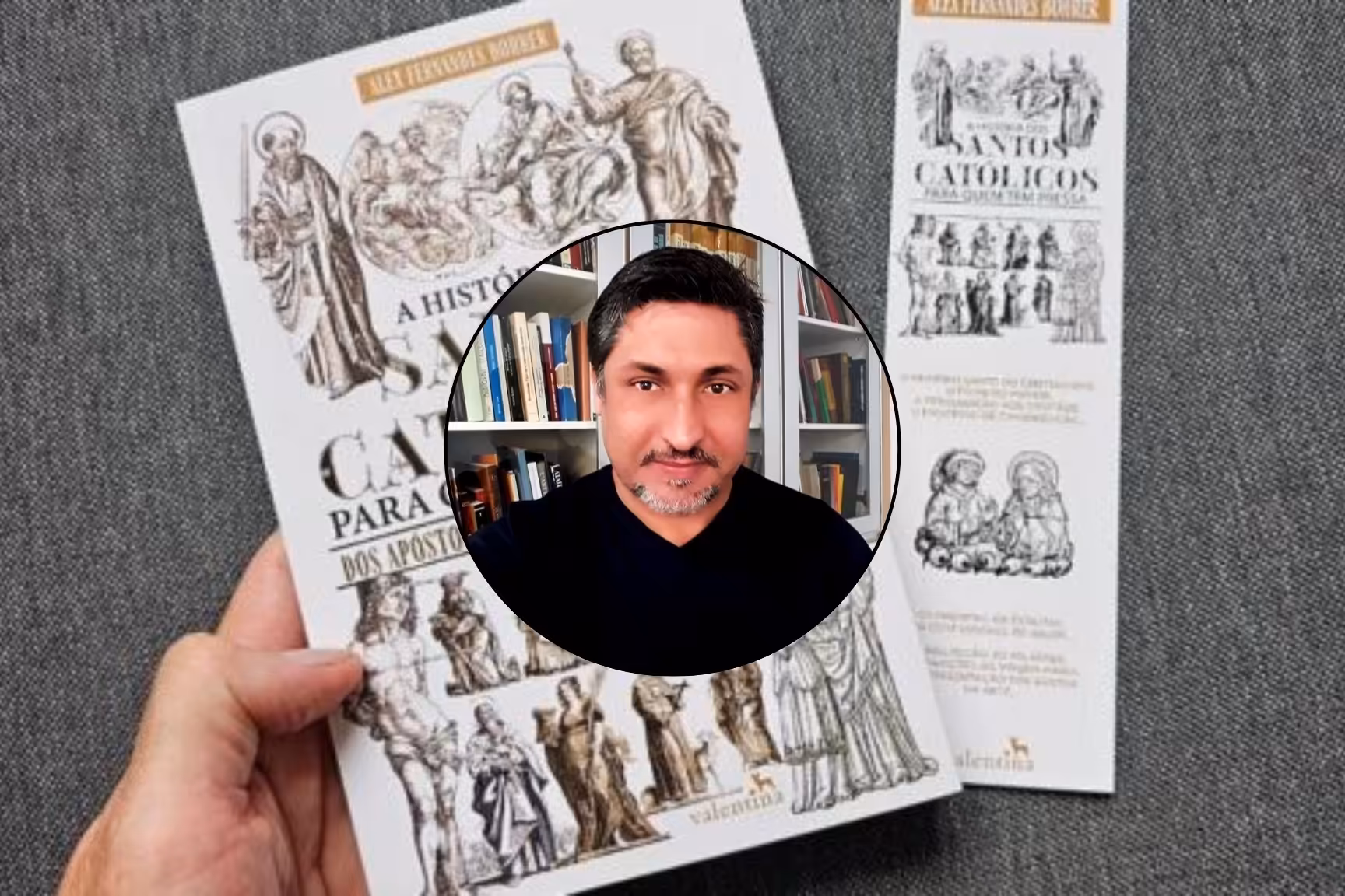 FAOP recebe palestra e lançamento do livro “A História dos Santos Católicos para Quem Tem Pressa”, do professor Alex Bohrer