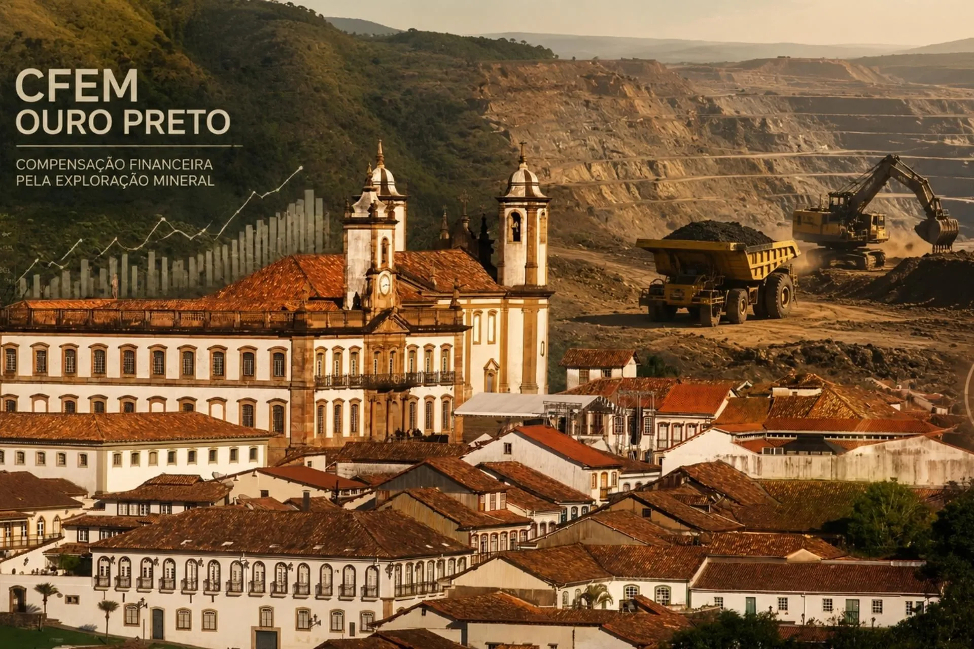 Arrecadação da CFEM em Ouro Preto cai 8% no primeiro quadrimestre de 2026