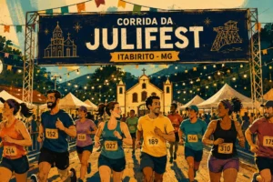 Itabirito terá a 1ª Corrida Julifest com percursos de 5 km, 10 km e caminhada