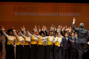 Encontro de Corais celebra os 53 anos dos Canarinhos de Itabirito no dia 25 de junho Canarinhos de Itabirito recebem coral de Brasília em encontro que celebra 53 anos da instituição