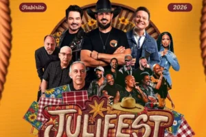 Contagem regressiva para a Julifest Itabirito já começou; festa terá Michel Teló, Paralamas, Turma do Pagode e outras atrações