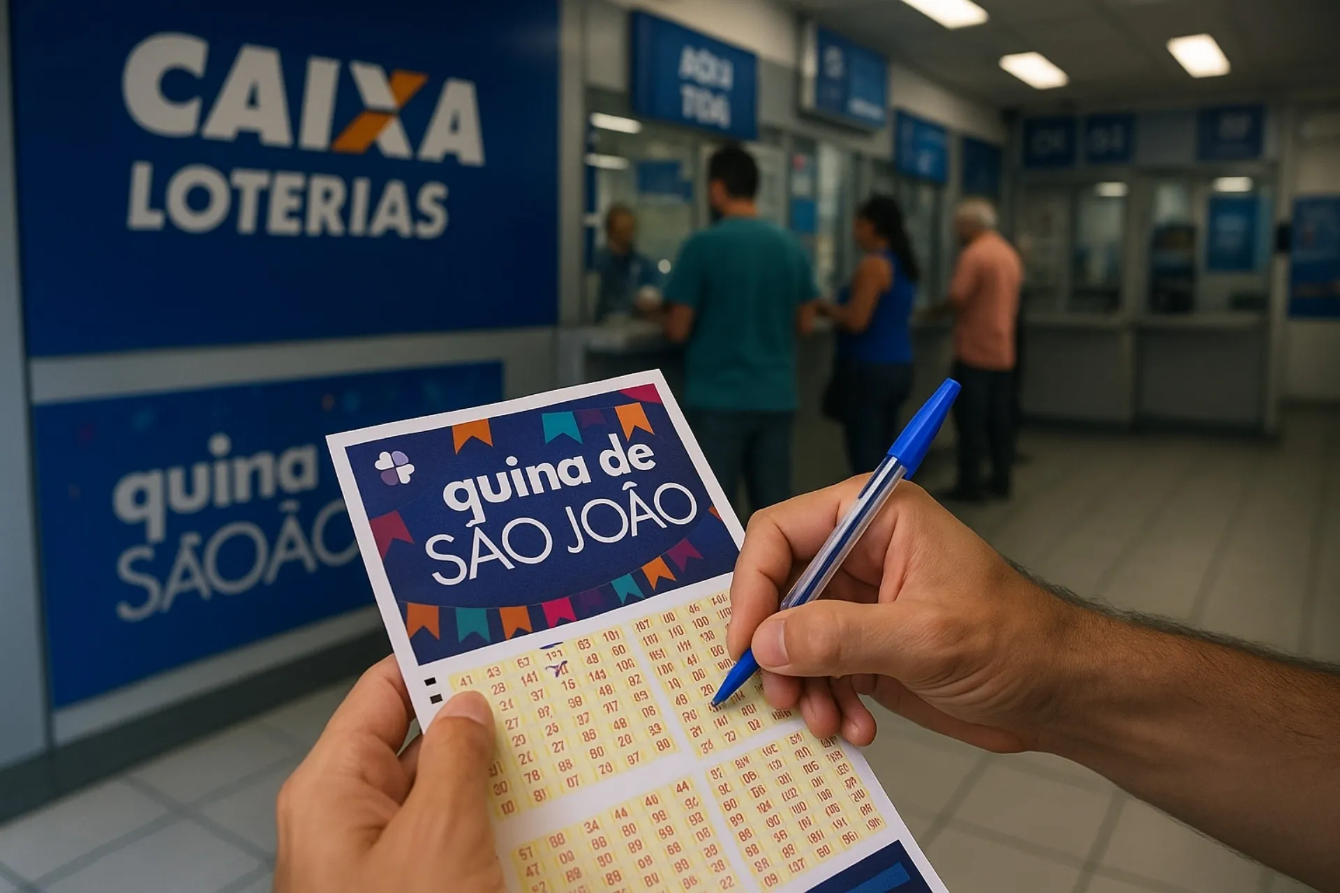 Resultado da Quina de São João 2026, sábado (27/06/2026); prêmio é de R$ 260 milhões