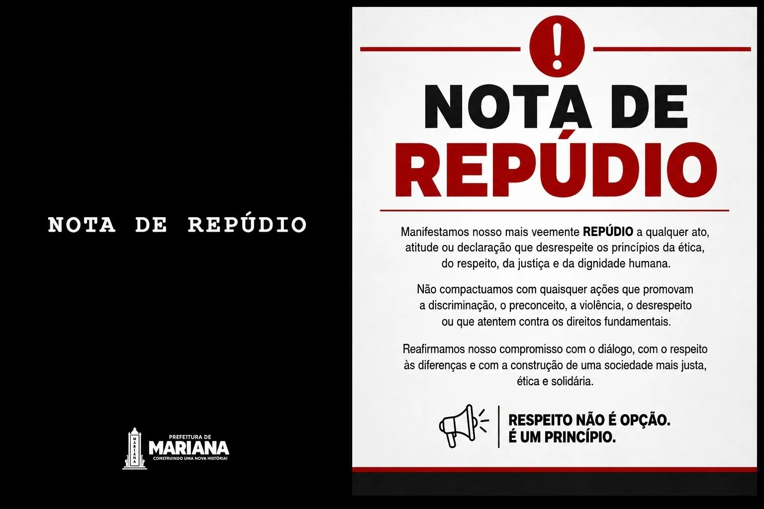 Após agressão contra pedagoga, Prefeitura de Mariana e professores divulgam notas de repúdio