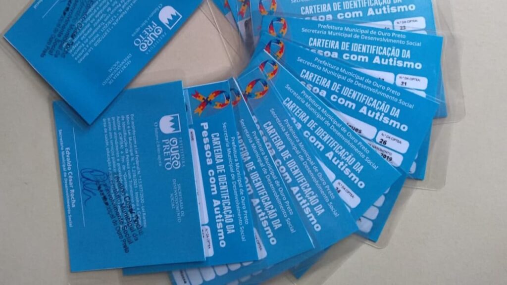 Ouro Preto ultrapassa marca de 130 carteiras de identificação emitidas para pessoas com autismo Ouro Preto ultrapassa marca de 130 carteiras de identificação emitidas para pessoas com autismo