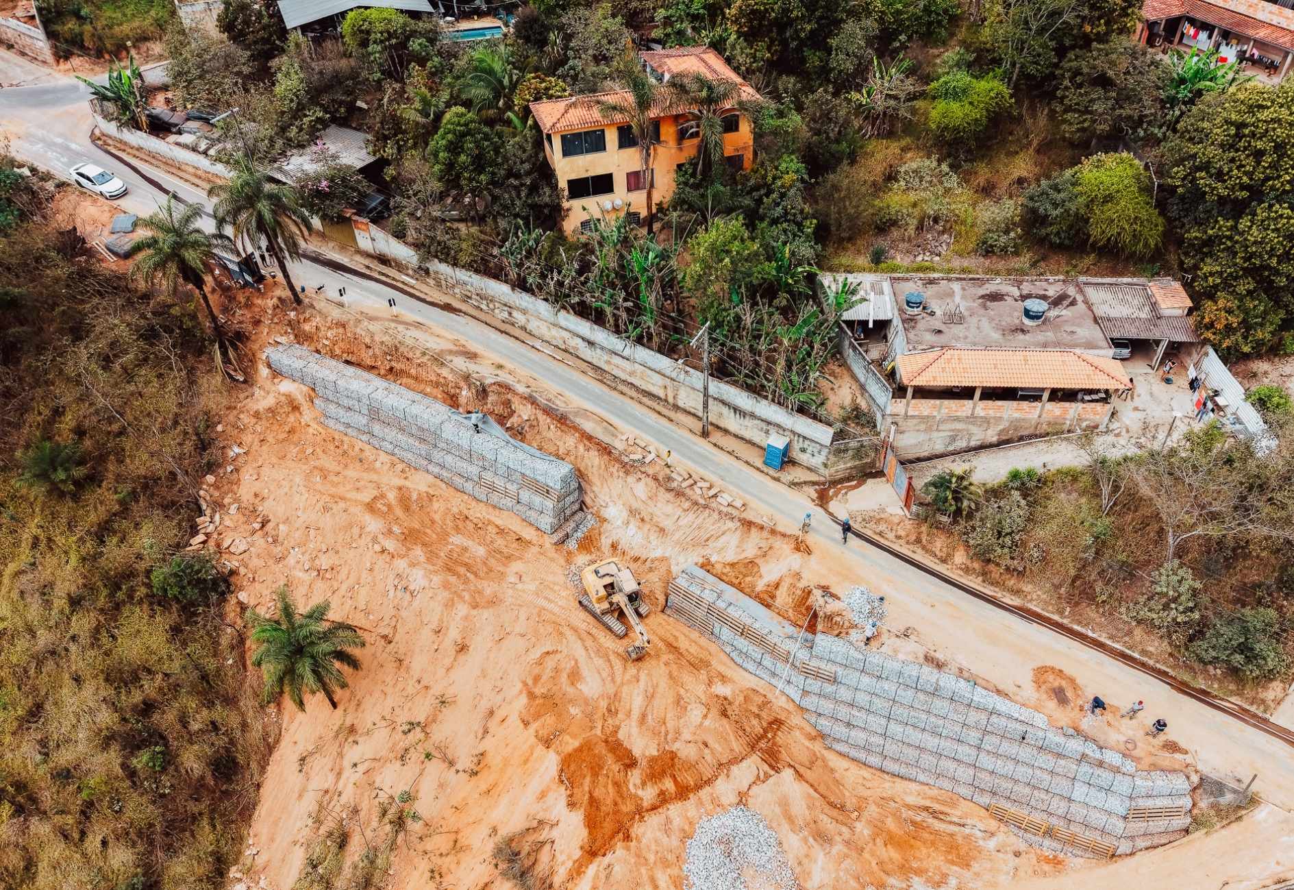 Itabirito reforça contenção de encostas antes do período mais intenso de chuvas