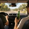 Passageiro pode beber dentro do carro enquanto outra pessoa dirige?