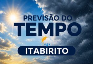 Itabirito terá tempo firme e máxima de 27°C nesta sábado Previsão do tempo em Itabirito