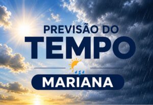 Mariana pode ter chuva nesta sábado; veja a previsão Previsão do tempo em Mariana