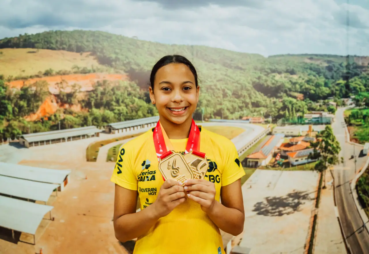 Atleta de Itabirito conquista dois ouros em competições sul-americanas de ginástica de trampolim
